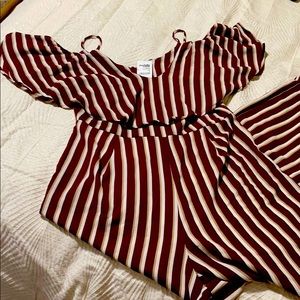 Adorable Pinstriped Jumpsuit!